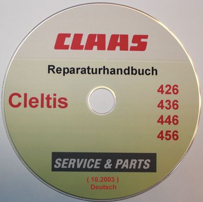 Werkstatthandbuch für die Claas Schlepper Celtis 426, 436, 446 und 456