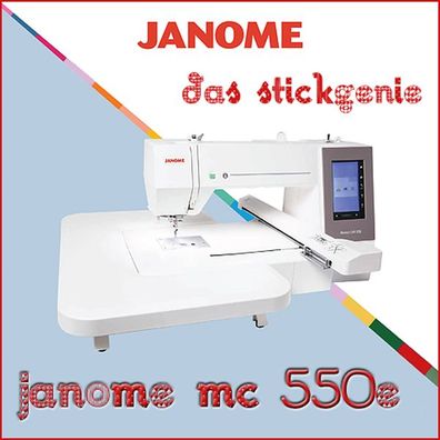 Janome Memory Craft 550e Stickmaschine -Ausstellungsmaschine-