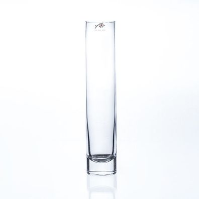 Vase Glas Blumenvase Röhre schmal Glasvase -Solifleur-rund klar Ø 5 cm H 30 cm