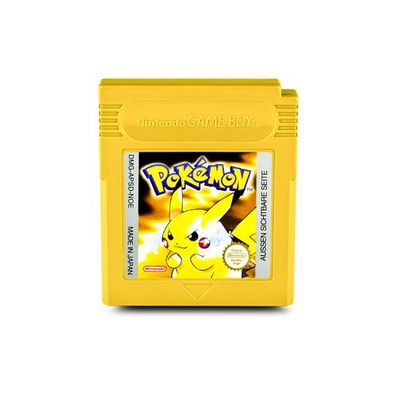 Gameboy Spiel Pokemon Gelb - Gelbe Edition