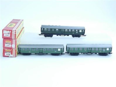E194 Trix Express H0 3374 3375 3376 3x Personenwagen Umbauwagen DB / AC