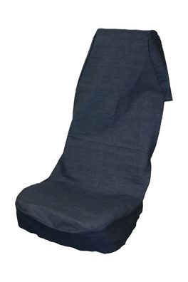 Sitzbezug Schonbezug Sitzschoner Werkstattschoner Jeans blau fürs Auto