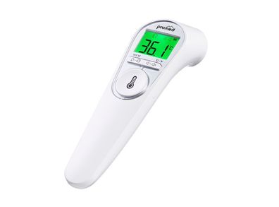 IRT-80, kontaktloses Infrarot Fieber Thermometer für Körper und Objekte inkl Batterie