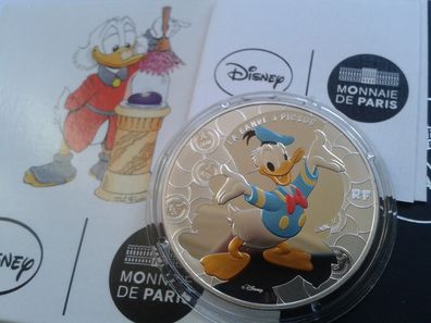 10 euro 2017 PP Frankreich Silber Dagobert Duck ©Disney La bande a picsou