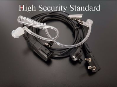 Security Headset 2 Pin Baofeng Pofung Ohrhörer Kopfhörer Schallschlauch Covert