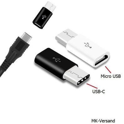 USB 3.1 Type-C Male to Micro USB Female Converter USB-C Adapter Konverter