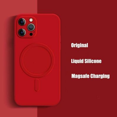 Silikon MagSafe Hülle Case Schutzhülle für Apple iPhone 13 Pro | 13 Pro Max | 13