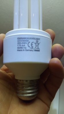 Osram DuLux Intelligent 22w/4000K 220-240V 175mA 50/60Hz Made in Germany cool white