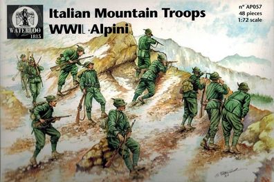 Waterloo 1815 - 057 - WWII Italian Mountain Troops - Alpini - 1:72