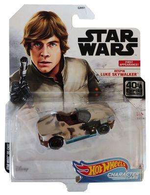 Mattel Hot Wheels GMH89 Character Cars Bespin Luke Skywalker Star Wars Spielzeug