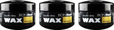 Bonhair Classic Styling Wax 3x140 ml