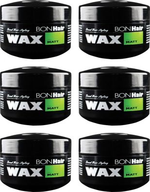 Bonhair Classic Matt Wax 6x140 ml