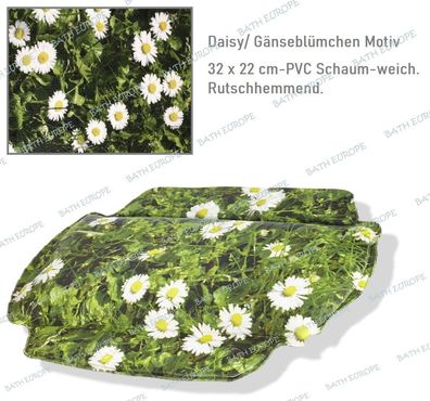 Daisy Nackenpolster 32 x 22 cm. Blumen Motiv