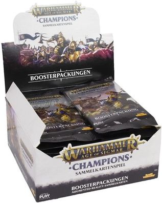 Warhammer Champions Sammelkarten Box - 24 Booster in einem Pack