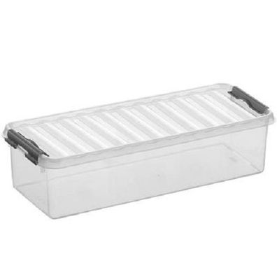 Sunware Aufbewahrungsbox 3,5 Liter transparent Kunststoff mit Deckel stapelbar