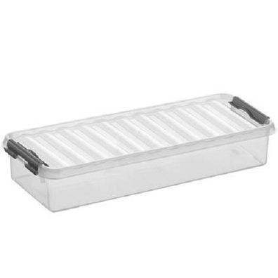 Sunware Aufbewahrungsbox 2,5 Liter transparent Kunststoff mit Deckel stapelbar