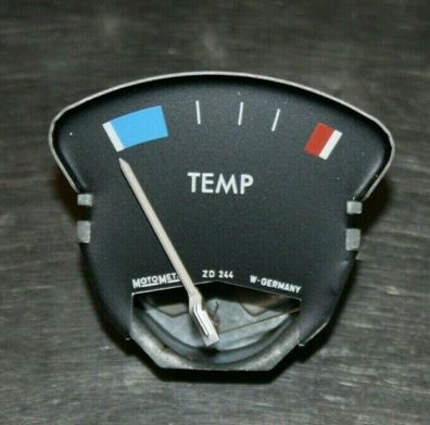 Opel Rekord D Commodore Manta A Temperaturanzeige Motormeter geprüft weiße Nadel
