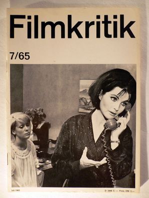 Filmkritik - Filmzeitschrift Ausgabe 07/1965