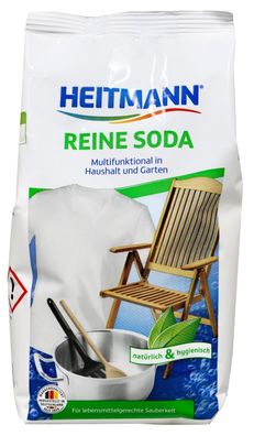 Heitmann Pure Reine Soda, Multifunktional für Haushalt + Garten 500 g