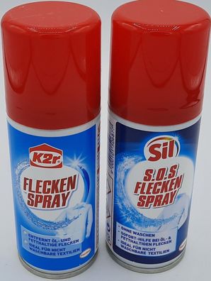 Sil S.O.S. Fleckenspray entfernt Öl + fetthaltige Flecken 100 ml Spray