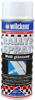 Wilckens Rallye Lackspray Spraydose Sprühlack Autolack Car Lack Styling Weiß Glänzend