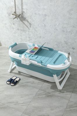 Schwänlein® Faltbare Badewanne Erwachsene 140cm | Ideal für kleine Badezimmer