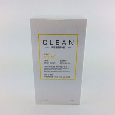 Clean Reserve Citron Fig Eau de Parfum 100ml