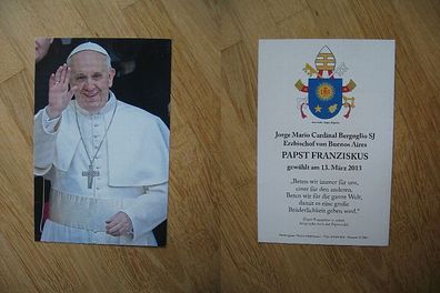 Papst Franziskus - rare Karte!!!