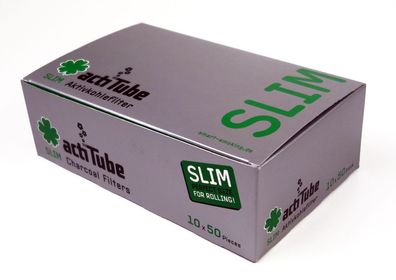 50er actiTube Aktivkohlefilter SLIM 7mm Filter Aktivkohle Tune