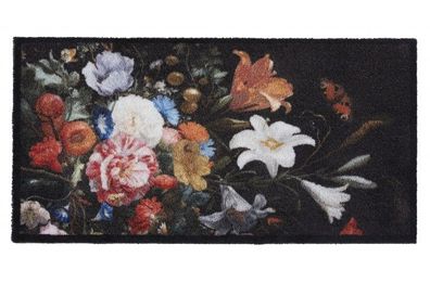 Fußmatte Sauberlaufmatte Blumen 40 x 80 cm
