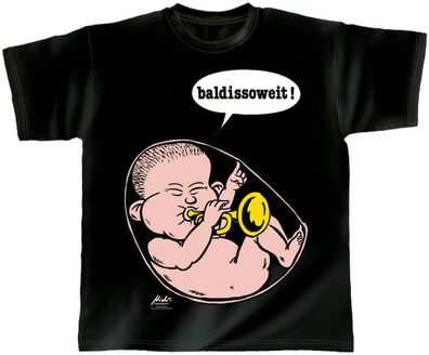T-Shirt unisex mit Print - baldissoweit Trompete - von ROCK YOU MUSIC SHIRTS - 10363