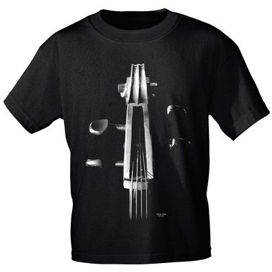 T-Shirt unisex mit Print - Satellite Cello - von ROCK YOU MUSIC SHIRTS - 10159 schwar