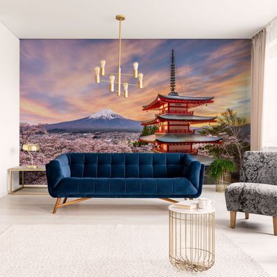 Muralo VINYL Fototapete XXL TAPETE Schlafzimmer Japan schönes Wetter 3D 2749