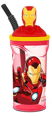 Stor 57778 Marvel Avengers Ironman 3D Trinkbecher 360ml Becher Cup Superheld