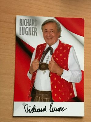 Autogrammkarte - Richard LUGNER - I BIN DER LUGNER - orig. signiert #1288
