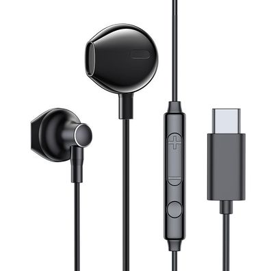 Joyroom In-Ear USB Typ-C Ohrhörer mit Fernbedienung USB-C Anschluss Kopfhörer