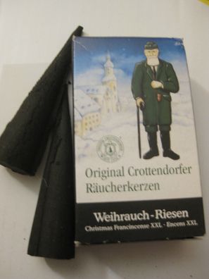 1x Original Crottendorfer Räucherkerzen Weihrauch Riesen Packung 4Stück