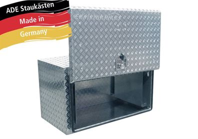 ADE Busdeckelkasten aus Alu Riffelblech 800 x 500 x 500 mm, Werkzeugkasten, Stauka...