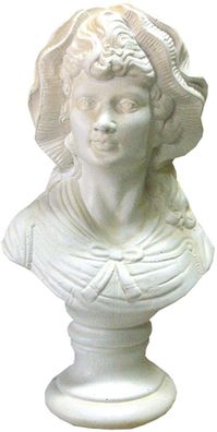Statue Büste Figur Frau Tischdeko Hand bemalt in Europa Kunst art Antik Design