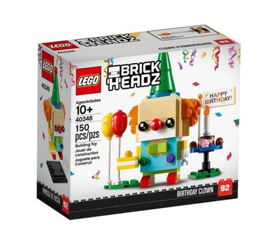LEGO Brick Headz Geburtstagsclown (40348) NEU & OVP