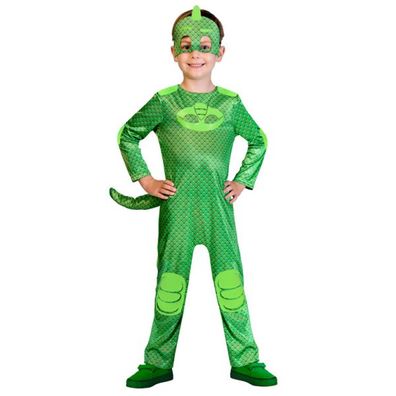 PJ Masks Kinderkostüm Gecko Good Alter 7 - 8 Jahre grün Jumpsuit