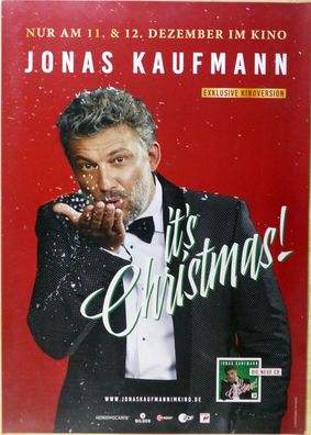 Jonas Kaufmann: It´s Christmas! - Original Kino-Plakat A1 - Filmposter