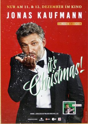 Jonas Kaufmann: It´s Christmas! - Original Kino-Plakat A3 - Filmposter