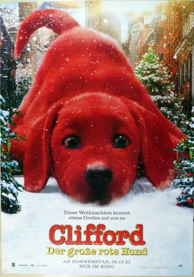 Clifford der große rote Hund - Original Kinoplakat A0 - Russell Peters - Filmposter