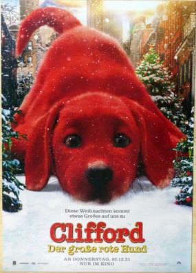 Clifford der große rote Hund - Original Kinoplakat A1 - Russell Peters - Filmposter