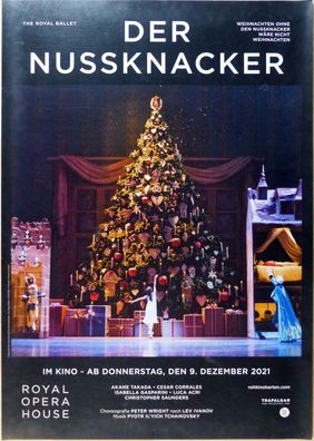 Der Nussknacker - Royal Opera Ballett London - Original Kino-Plakat A1 - Poster