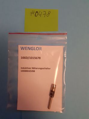 0478 Wenglor Induktiver Näherungsschalter 166D/1015678 Schaltabstand 0,8mm