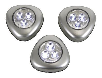 PEREL TOOLS - CCL02X3 - Selbstklebende LED-Lampen - 3er Pack