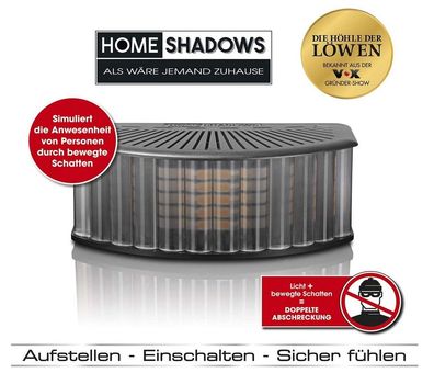 HomeShadow Schatten-Anwesenheitssimulator Einbrecherabwehr 15 V schwarz
