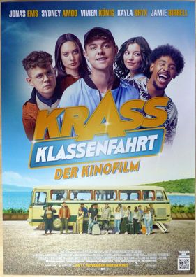 Krass Klassenfahrt - Original Kinoplakat A0 - Jonas Ems, Sydney Amoo - Filmposter